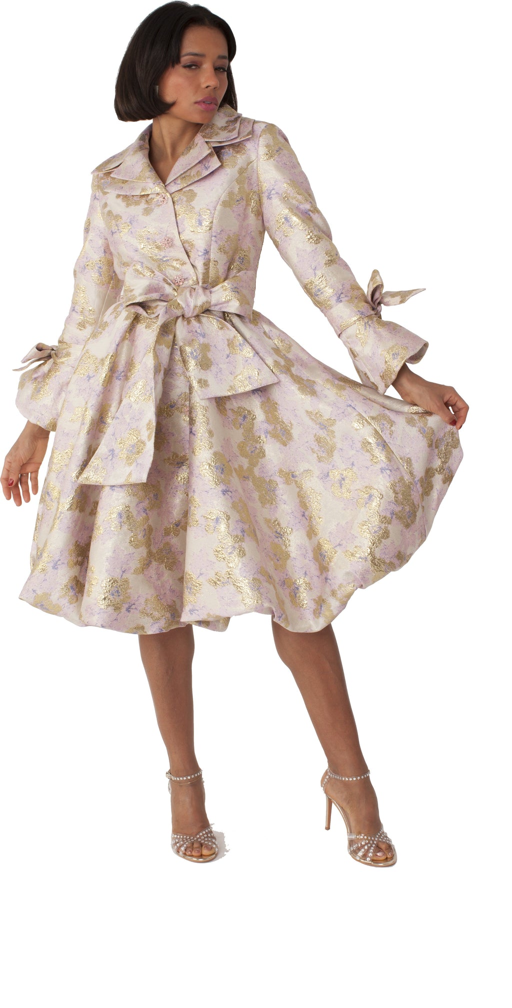 The Champagne Blossom Dress