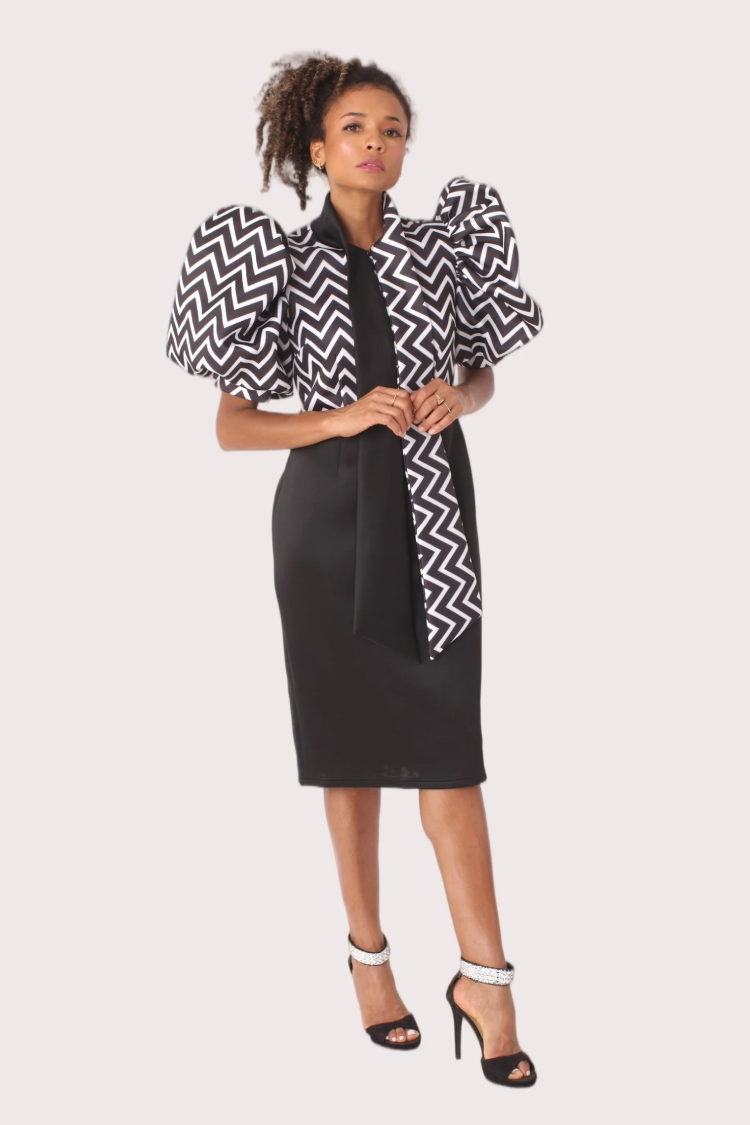 The Geometric Couture Dress