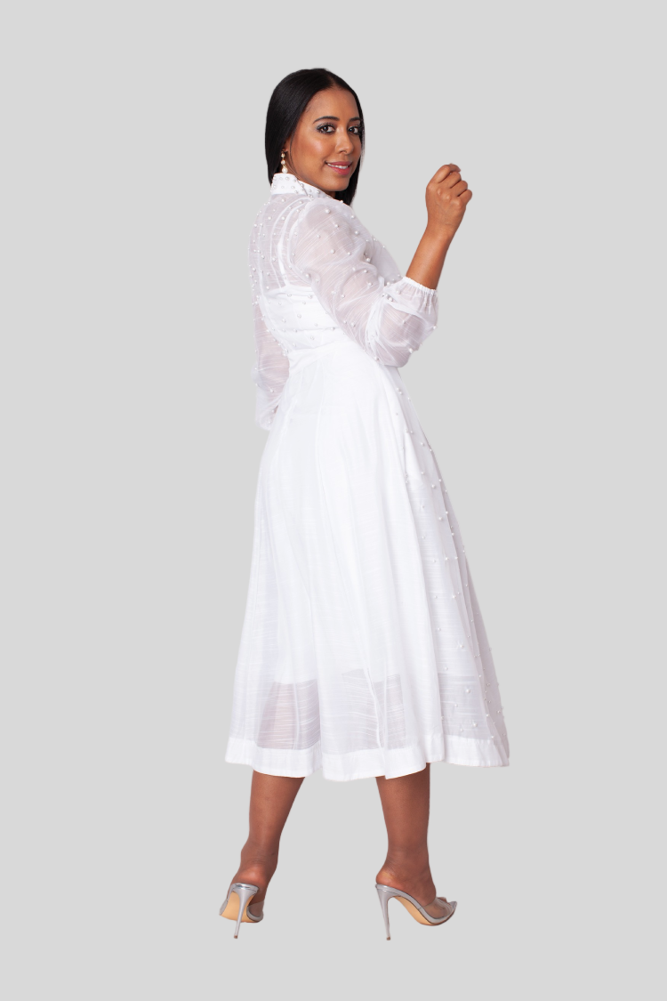 The Cherished Pearl Dress